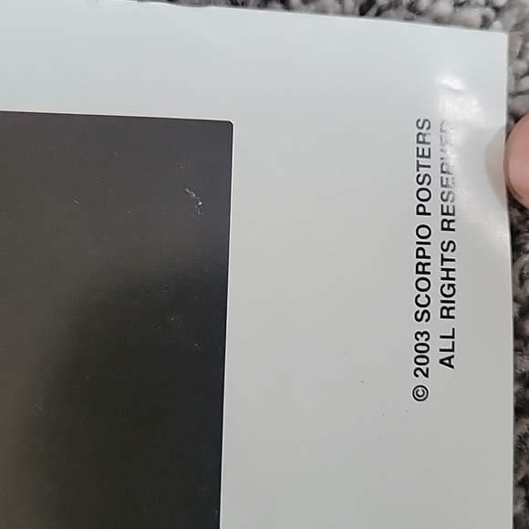 2003 AL Capone Scorpio Poster - Picture 4 of 6